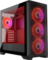 Boîtier PC VOLCANO Expanse T Apex ARGB, noir, midi tower