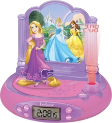 3D budilka s projektorjem Disney Princeske