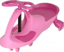 Bicicletta rosa per bambini con ruote LED luminose