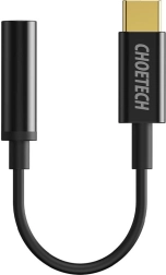 Adattatore Choetech AUX003 Adattatore USB-C a jack audio da 3,5 mm (nero)