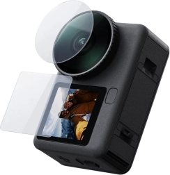 Telesin Set aus gehärtetem Glas für DJI Osmo Action 6 (Objektiv und Displays)