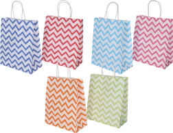 Darilna papirnata vrečka z barvnim motivom
