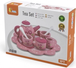 Set da tè e caffè per bambini Viga su vassoio