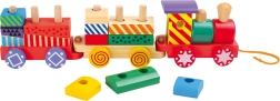 Trenino in legno da traino multicolore small foot