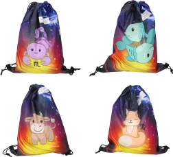 Sacca Zodiac con motivo dei 12 segni