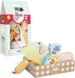 Vilac houten set verse etenswaren