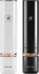 Set of 2 Electric Spice Mills ZWILLING Enfinigy, Black and White