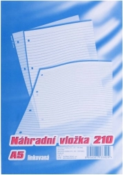 A5 lined refill for Karis binder, 100 sheets