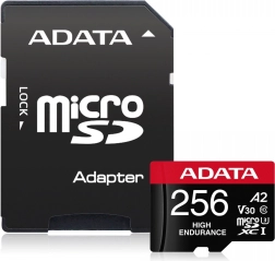 ADATA High Endurance microSD Card 256GB UHS-I V30 A2