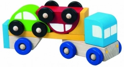 wooden truck with cars Detoa