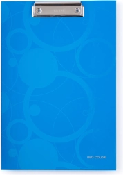 Schrijfplank met klem NEO COLORI blauw
