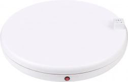 Vrtljivo fotografsko stojalo PULUZ z napajalno vtičnico 45 cm – belo