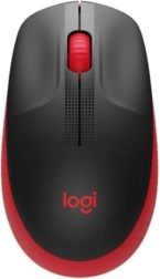 Draadloze muis Logitech M190 Rood
