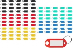 100 db színes kulcsazonosító készlet