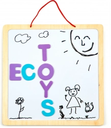 Lavagna magnetica educativa con parole e numeri 3 in 1