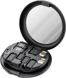 Budi 12-in-1 15 W Wireless Charger with Organizer and Adapters