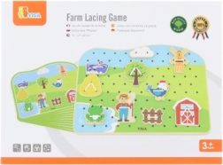 Wooden Lacing Game Farm – VIGA