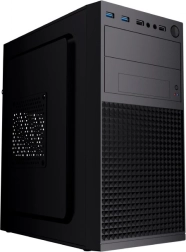 Fornax K300 Micro-ATX Computer Case, 2× USB 3.0 and 2× USB 2.0, Black