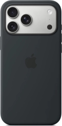 silicone case with MagSafe for iPhone 17 Pro Max – black