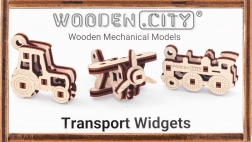 Puzzle 3D en bois - gadgets de transport