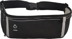 Reflektirajuća trkačka torbica za struk s podesivim pojasom i džepom za bocu