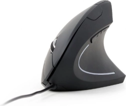 Mouse ottica ergonomica a 6 pulsanti nera