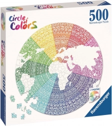 Ravensburger Puzzle Mandala Color Circle 500 Pieces