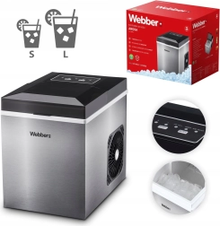 WEBBER Ice Maker 10 kg, crushed ice and cubes, 165 W