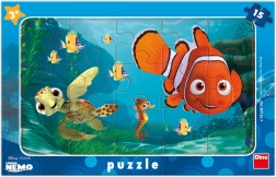 Puzzel Nemo en Schildpad met 15 stukjes