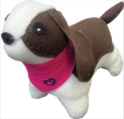 Toys Inn sewing kit – plush spotted puppy