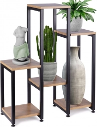 Metal planteholder med seks niveauer 80 cm