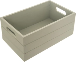 Caisse de rangement en bois 31 × 21 × 13 cm
