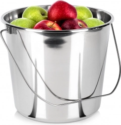 Stainless steel food bucket 12 l