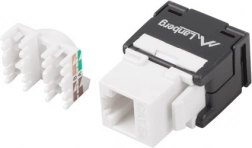 Modulo keystone RJ45 UTP cat. 5e senza attrezzi, 180° per scatola da incasso