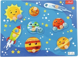 Wooden Cosmos Peg Puzzle, 8 pieces