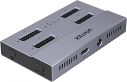 4× M.2 SSD cloning station with USB4