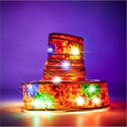 Ozdobná LED stuha 10 m, 100 LED na batérie – Multicolor