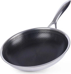 COOKCELL Steel Frying Pan 24 cm