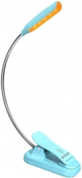 Lampada senza fili con clip Glocusent mini USB-C blu
