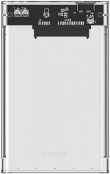 orico box esterno da 2,5" per disco, trasparente, usb 3.0 5 gb/s