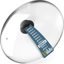 Glasdeckel 28 cm mit Entlüftungsventil