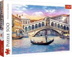 Puzzle 500 Pieces Rialto Bridge Venice