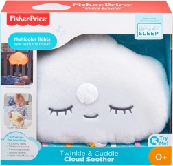 Soothing Plush Cloud for Crib with Light and Melodies