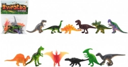 Mini dinosaurs – plastic figurines 6-7 cm, 12 pcs