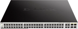 Beheerbare gigabit PoE+ switch D‑Link DGS‑1210‑52MP 48×GE, 4×SFP