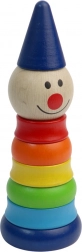 Detoa Wooden Jester Stacking Pyramid