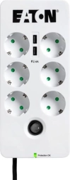 Surge-Protected Power Strip EATON Protection Box 6 USB