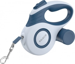 Samodejni izvlečni povodec za pse moder 5 m - Rojeco