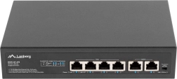 Switch Lanberg 4x PoE+ con 2 porte uplink