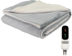CozyHeat Electric Heated Blanket 160 W, Gray